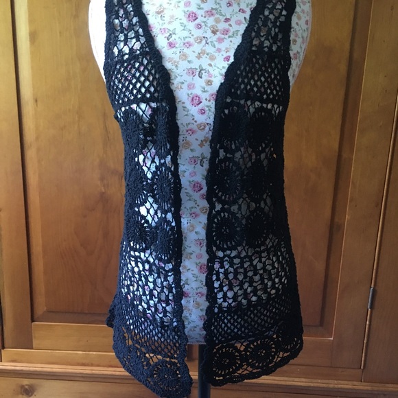 Peter Nygard Jackets & Blazers - Boho Crochet Vest